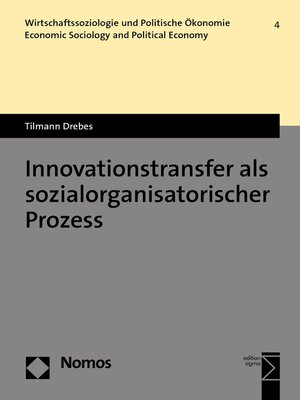 cover image of Innovationstransfer als sozialorganisatorischer Prozess